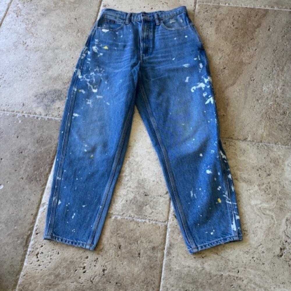 Ralph Lauren tapered Matissa wash jeans, women's size 26